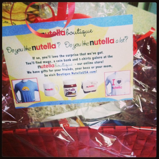 Nutella basket
