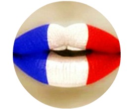 French A LA Carte lips circle