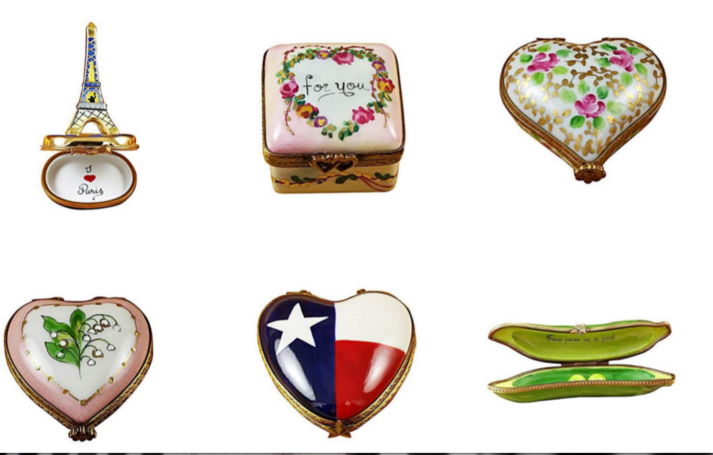 Limoges Porcelain Boxes – French A L.A Carte USA